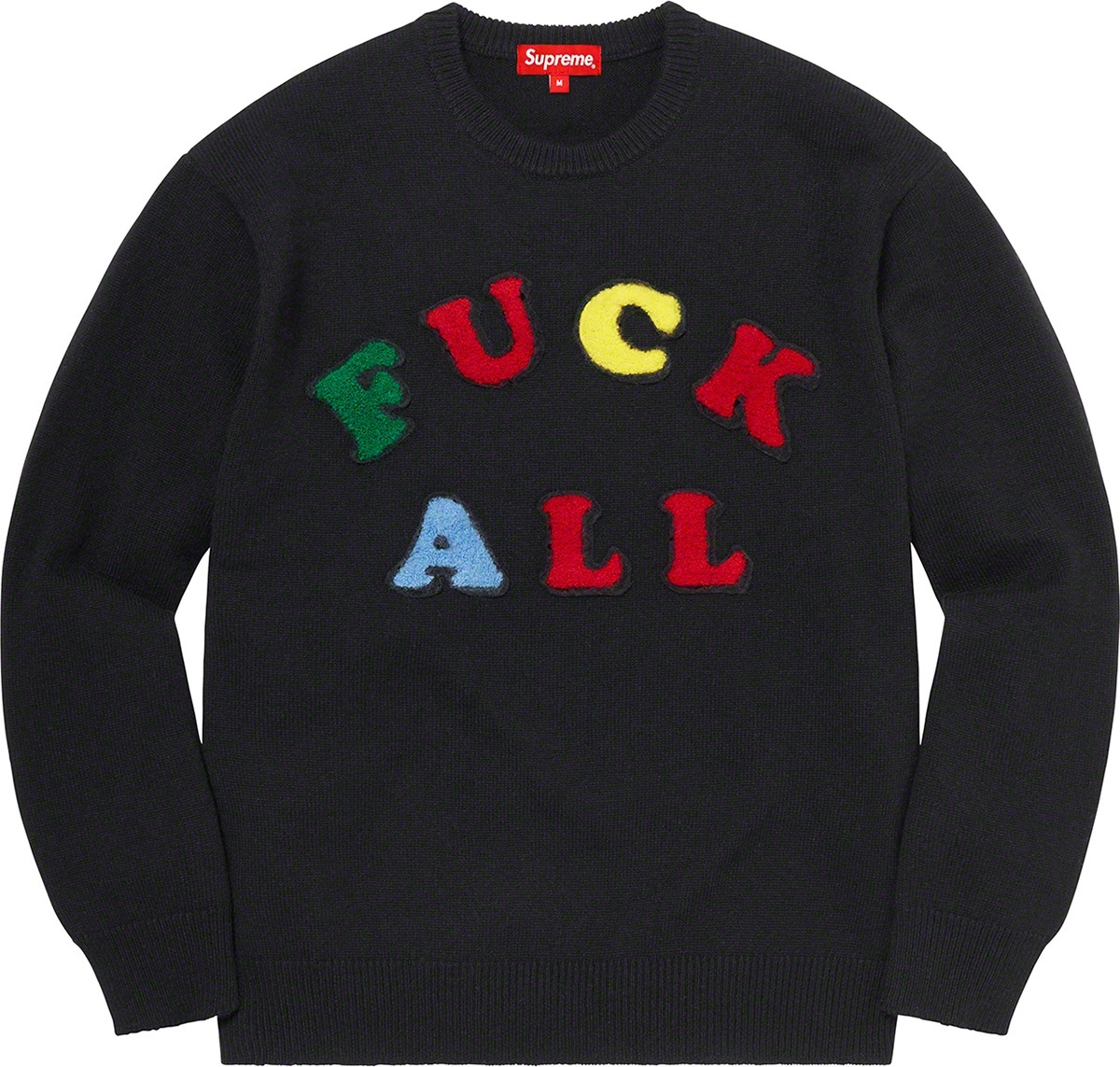 Jamie Reid/Supreme Fuck All Sweater view 3